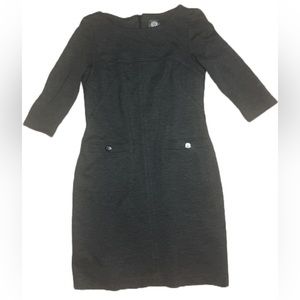 Vince Camuto Grey Shift Dress Size 4